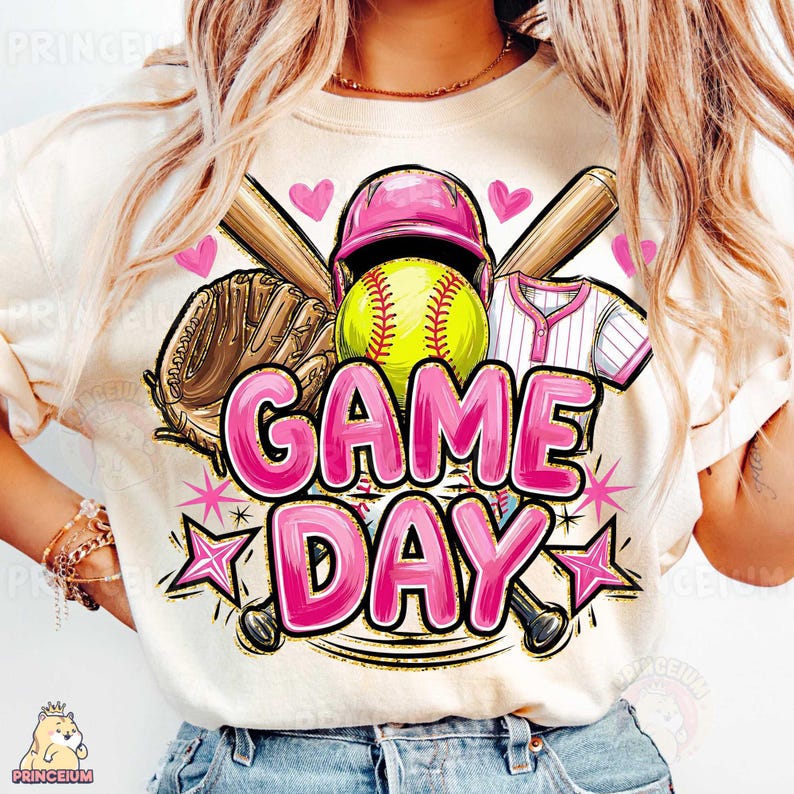 Pink Baseball Mom Design