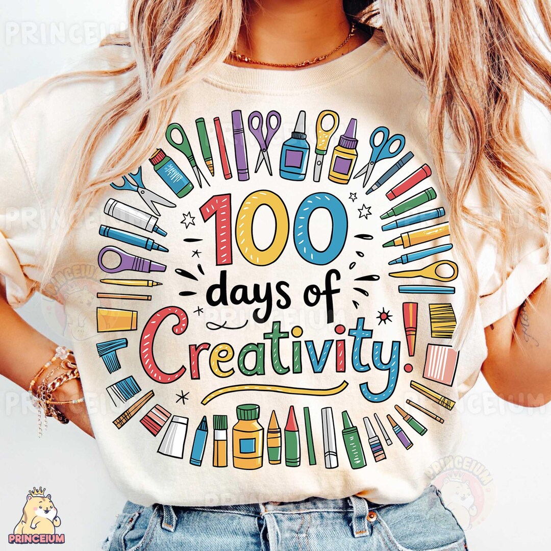 100 Days Of Creativity My Teacher Survived 100 Days Of Me Png Teacher