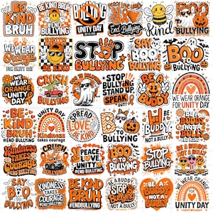 Be a Buddy not a Bully Bundle Png, Stop Bullying Png, End Bullying Png, Bullying Prevention Png, Trendy Bullying Png, Sublimation Designs