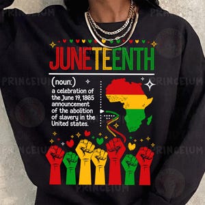 Juneteenth definitie sublimatie ontwerp PNG, African Pride digitaal bestand, 19 juni 1865 geschiedenis afdrukbare kunst, vrijheidsviering png