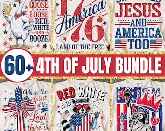 60+ Bundle 1776 America Land of the Free Sublimation Design, Patriotic Digital, 4th of July PNG, Independence Day Shirt Graphic, USA Vintage