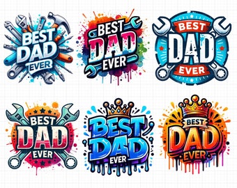 Bester Vater aller Zeiten Png-Bundle, Vatertag Png, Vatertagsgeschenk, Vatergeschenk, Mechaniker Png, Geschenk für Vater, Sublimationsdesigns Digitaler Download