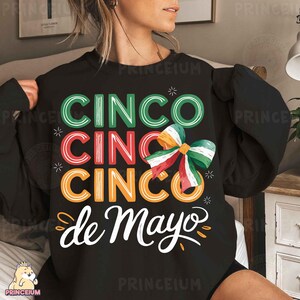 Cinco de Mayo sublimatieontwerp, Fiesta PNG, Mexicaanse vakantie digitaal bestand, kleurrijke partij clipart, leuke viering print, feestelijke strikkunst
