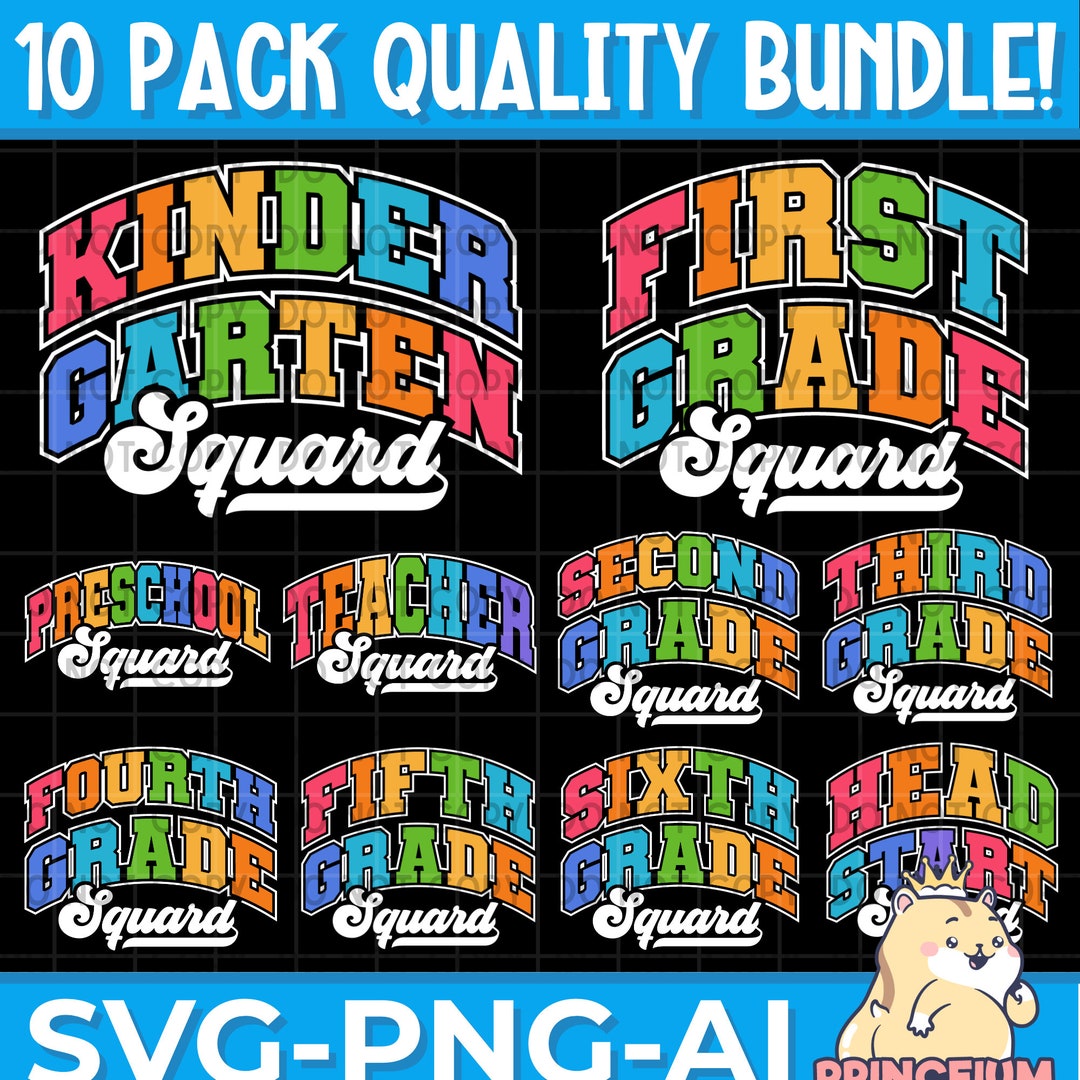 Back to School PNG Bundle: in My Teacher Era, First Grade ...