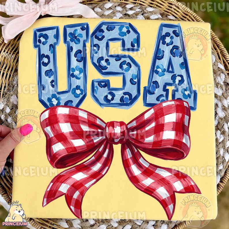 Retro USA Leopard Png
