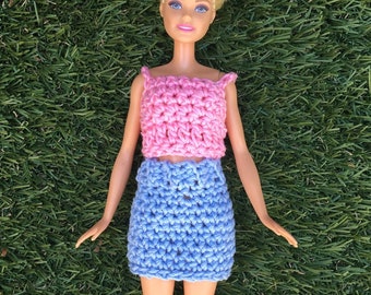 pdf pattern crochet doll outfit