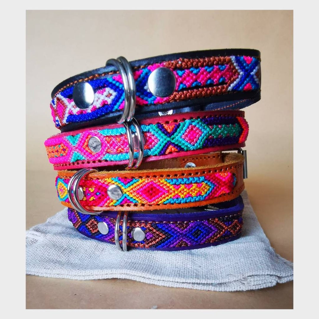 TDTOK Hundehalsband Aus Nylon – Verstellbar, Mit Glitzer-Effekt, Für Kleine Bis Große Hunde (Größe L, Rosa)
