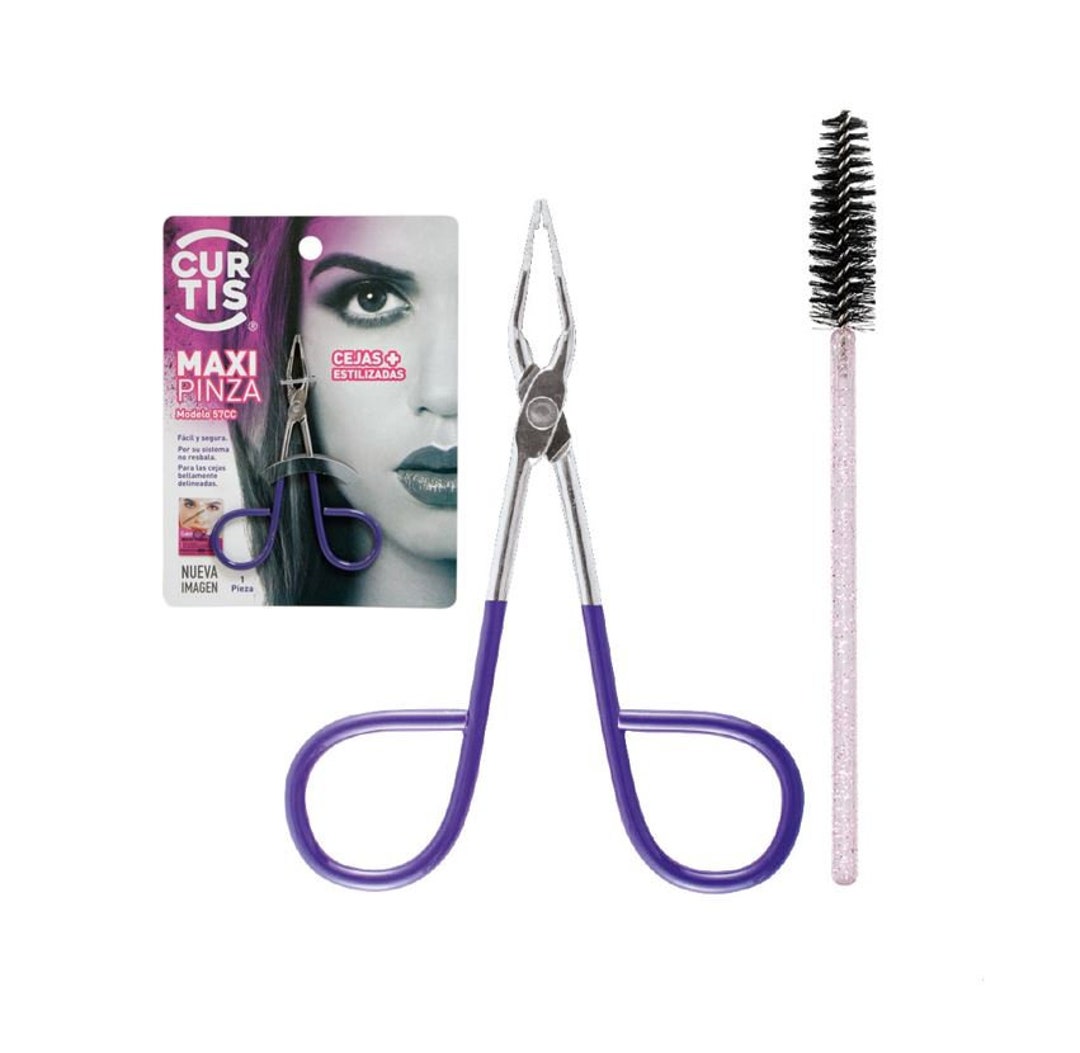 PROFESSIONAL Slant Tip TWEEZERS With Easy Scissor Handle, Great