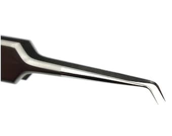 Ultrafeine Pinzette Nicht magnetische Pinzette gebogene Spitze Hochpräzise Edelstahl Esd-sichere Mikrolötpinzette Motherboard