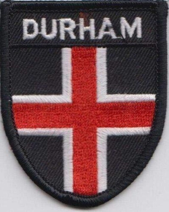 Durham City Durham County Shield Embroidery Patches Applique Etsy