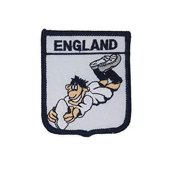 England Rugby Shield Embroidery Patches Applique Patch Badge Etsy