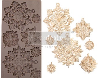 Frost Spark Snowflake Silicone Moulds | Redesign with Prima Moulds | Limited ReleaseNov23 | Christmas Moulds