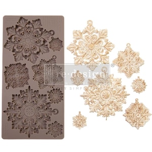 Frost Spark Snowflake Silicone Moulds | Redesign with Prima Moulds | Limited ReleaseNov23 | Christmas Moulds