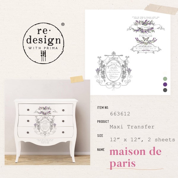 Maison de Paris | Maxi Transfer | 12’ x 12’ | Redesign with Prima