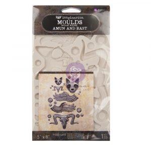Amun and Bast Decor Moulds® - Finnabair | グランジ プロジェクト | サイズ 5”x8”x8mm | Prima による再設計