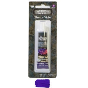 Electric Violet Metallique Wachs | Kunst Alchemie | 1 Stk. 20 ml | Neugestaltung mit Prima | Finnabair
