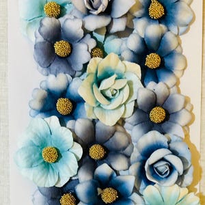 Fleurs en papier de la collection A Mermaid's Tale - Bisous d'étoiles de mer | 15 pièces | Version mai 2025 | L'histoire des 3 filles |  Marché Prima