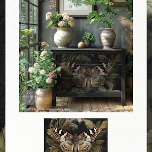 Butterfly Conservatory Tales | A-1 Decoupage Fiber | Collage Chronicles II | Jan2025 | 1 sheet, 23.4 x 33.1” | Limited | Redesign with Prima