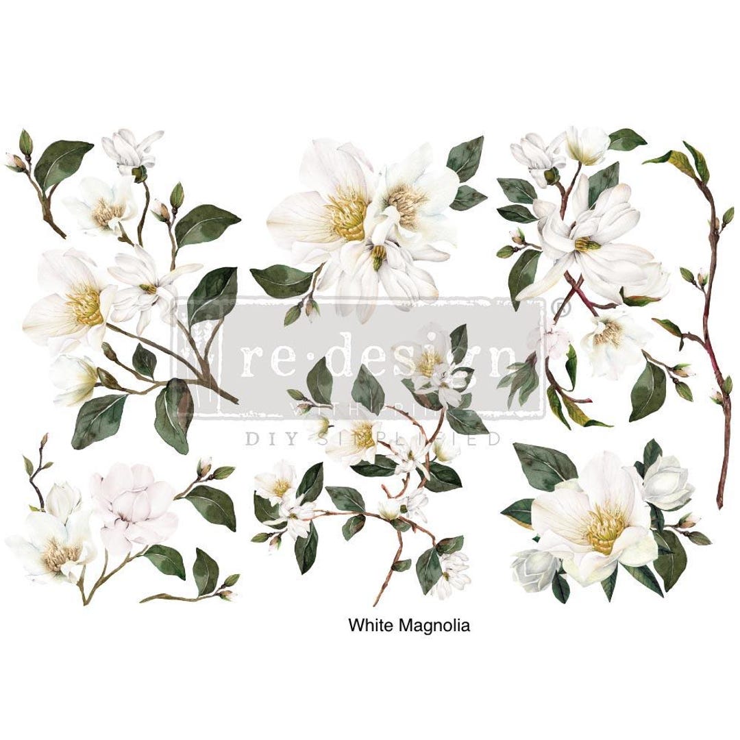 Magnolia Decor Riser White Magnolia Small Decor Transfer | 6