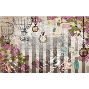 Papel de seda con decoración de letras de amor / CeCe Restyled / Otoño 2021 / 1 hoja, 19,5 x 30” / Rediseño con Prima