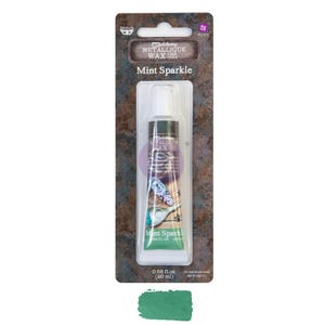 Mint Sparkle Metallique Wax | Kunst Alchemie | Jan24 | 1 Stk. 20 ml | Neugestaltung mit Prima | Finnabair