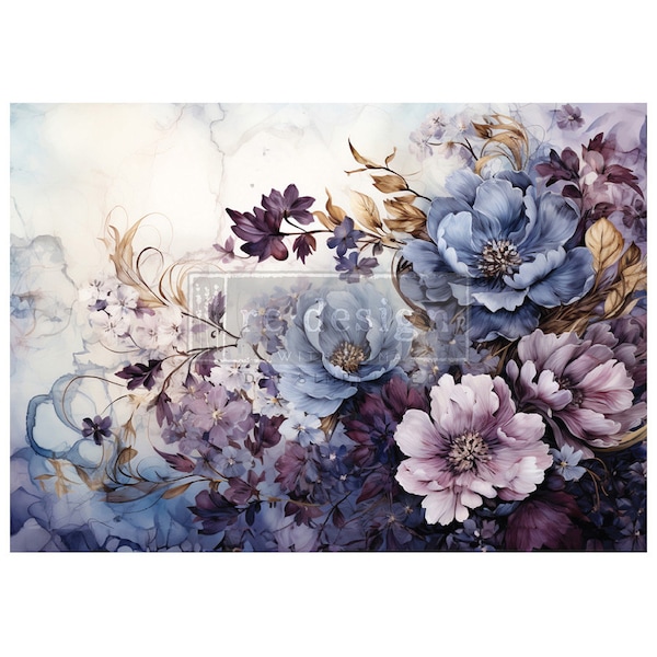 Serene Shadows  | A-1 Decoupage Fiber Paper | Jan24Release | 23.4” x 33.1” | Redesign with Prima