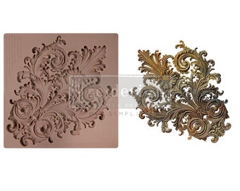 Salon De La Belle Epoque | Decor Mould| New Release | Grand Chateau Collection | 1 pc, 6”x6””x8mm | Jan24 | Redesign with Prima