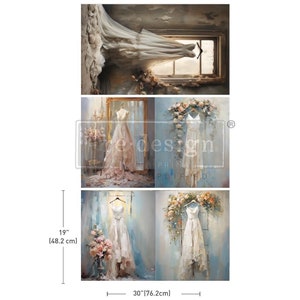 Confezione di carta velina decorativa Whispers of White / Nuova collezione / Apr24 / 3 fogli, 19,5" x 30" ciascuno / Riprogettazione con Prima