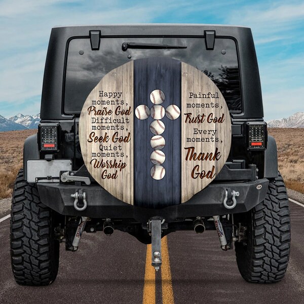Happy moments Praise God Spare Tire Cover for Jeep Thank God Etsy