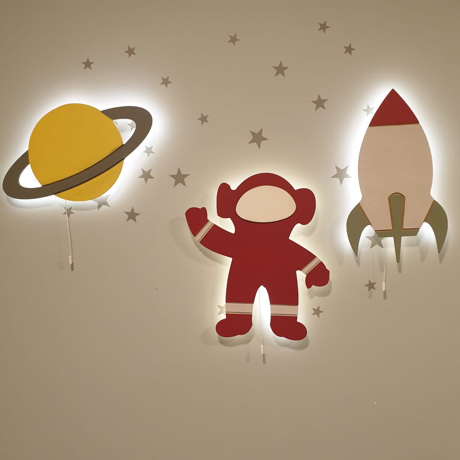 Kids room wall decor Babyroom wall light Wall light for Etsy