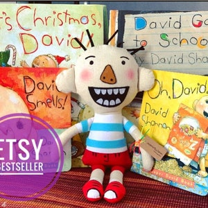 Oh David Rag Doll, BEST SELLER by Etsy. All Natural Teacher's favorite Classroom Plushie,