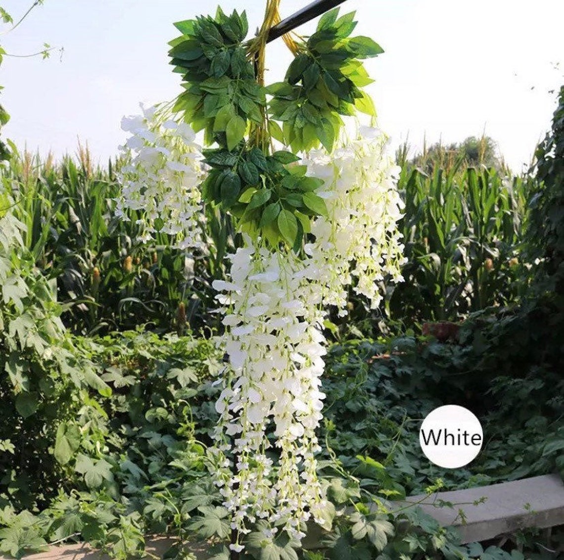 12pcs Artificial Wisteria 12pcs Flower Branch 12 Stems 8 Etsy