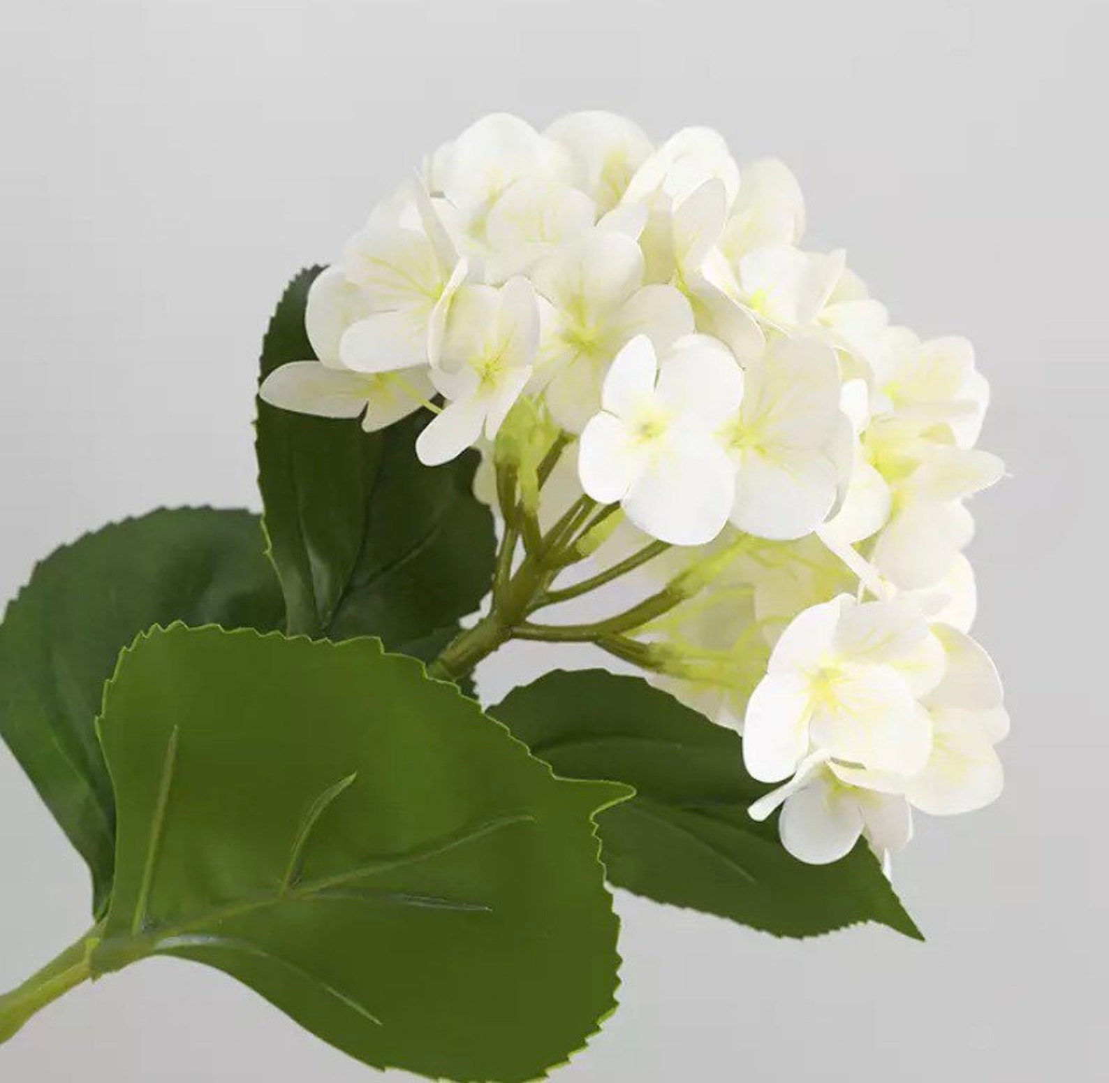 Artificial Hydrangea Single Stem Flowers 1 Hydrangea Stem Etsy