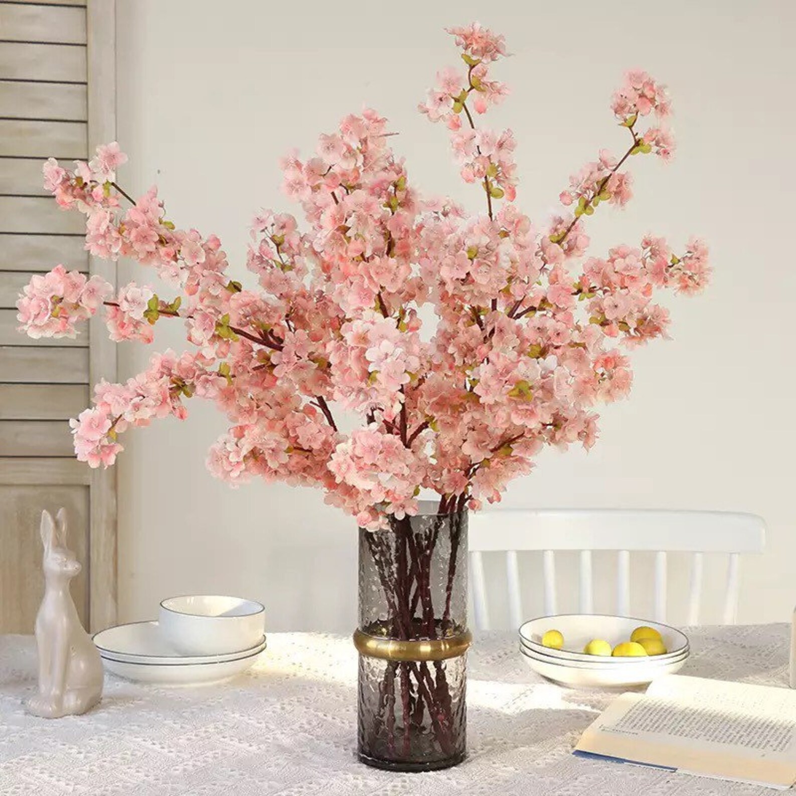 3pcs Artificial 100cm Silk Cherry Blossom Flower Branch 3 Etsy