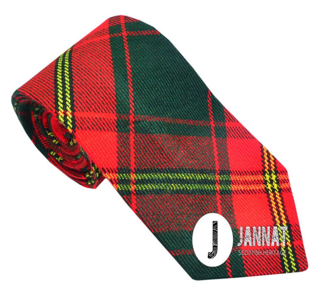 Men's Scottish Neck Irish Ulster Tartan Tie / Acrylic Etsy