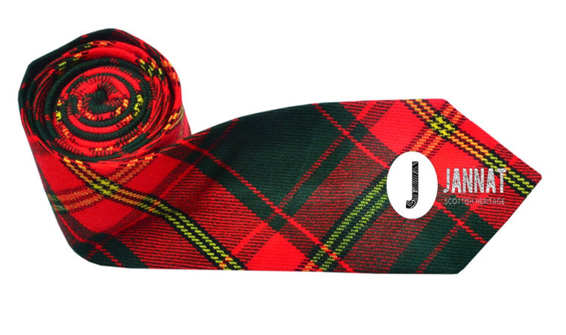 Men's Scottish Neck Irish Ulster Tartan Tie / Acrylic Etsy