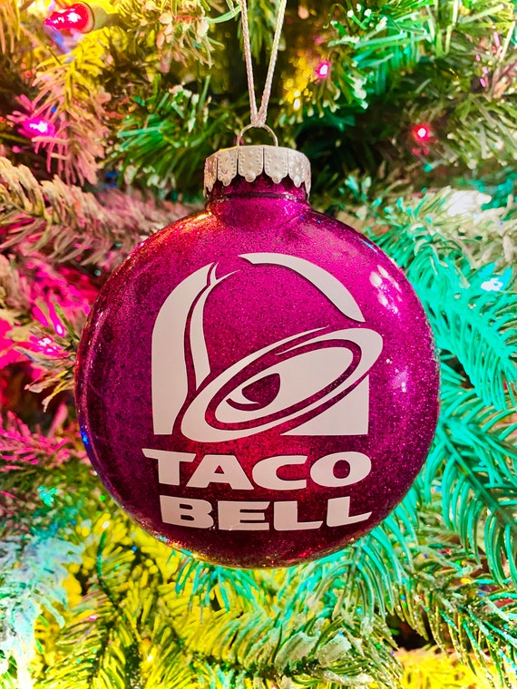 Taco Bell Inspired Christmas Ornament Taco Bell Inspired Etsy