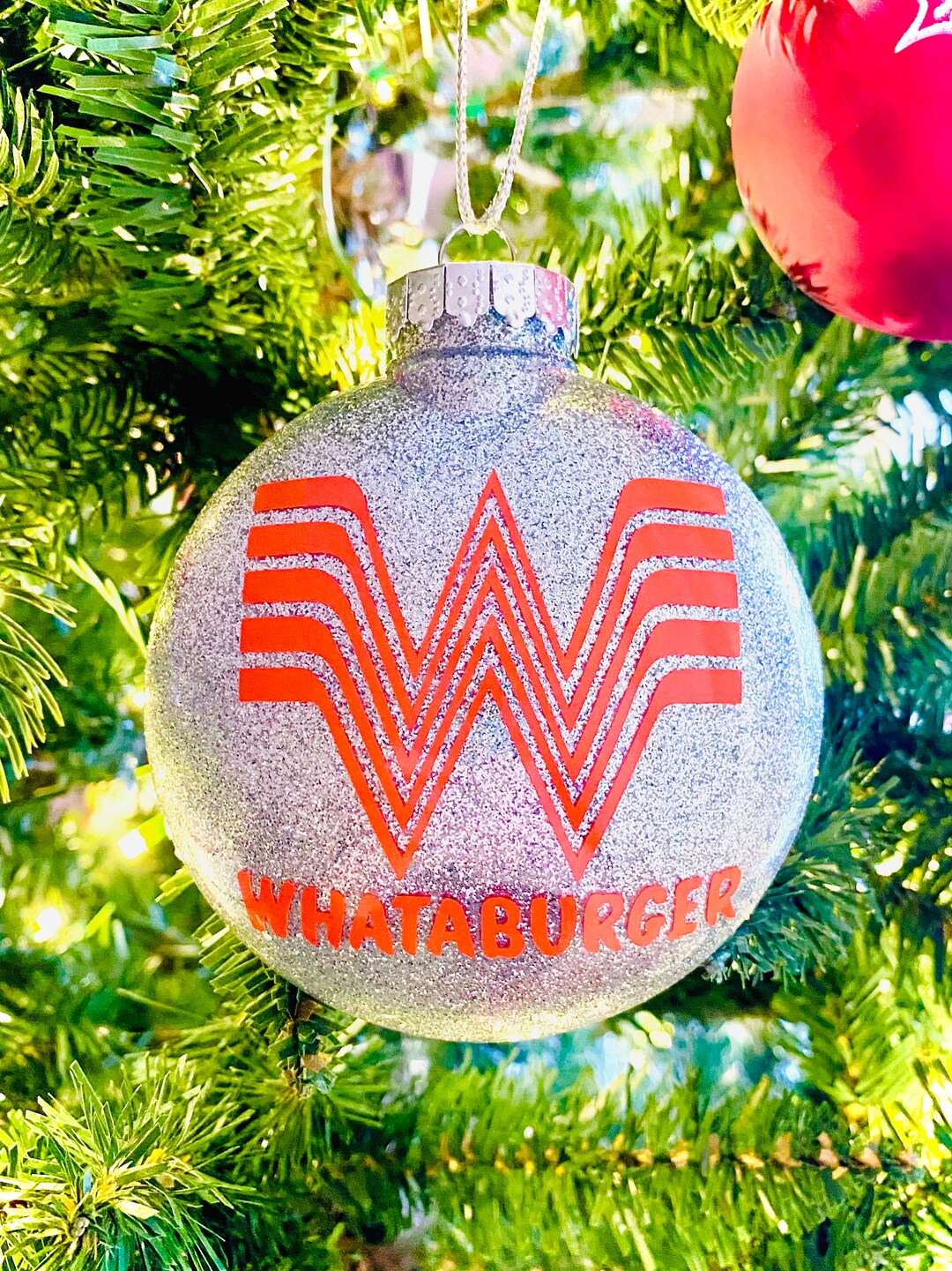 Whataburger Inspired Christmas Ornament, Whataburger Inspired Novelty