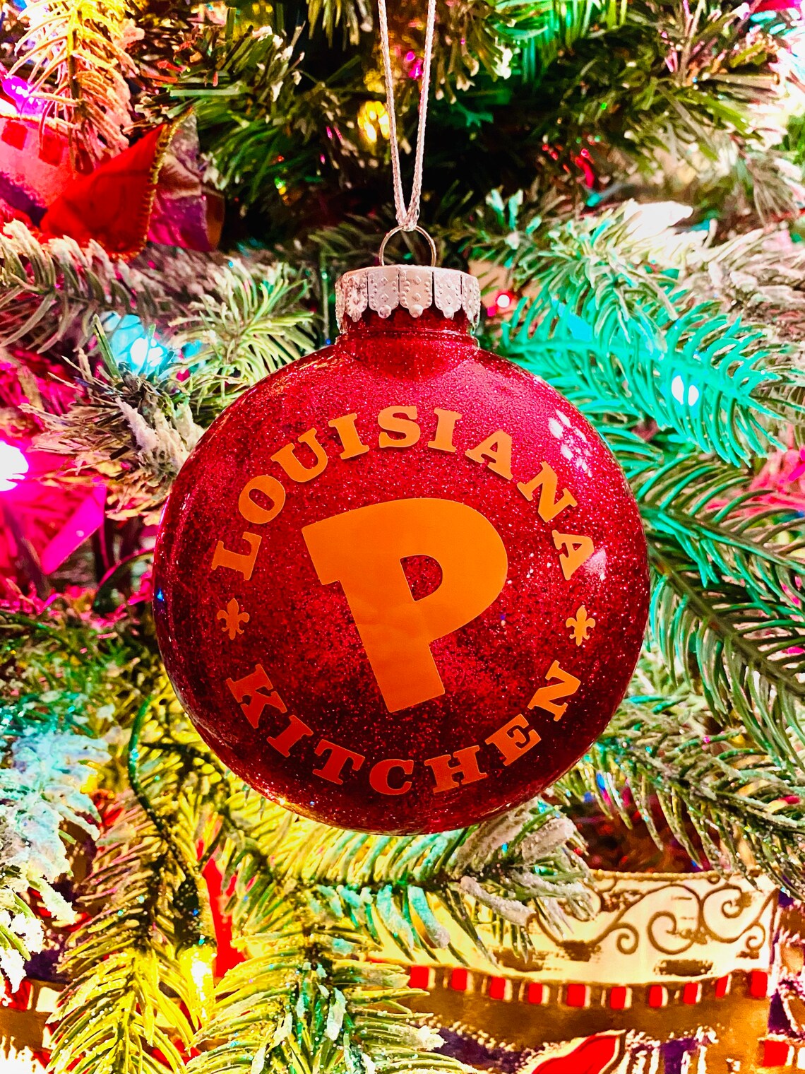 Popeyes Chicken Inspired Christmas Ornament Popeyes Inspired Etsy