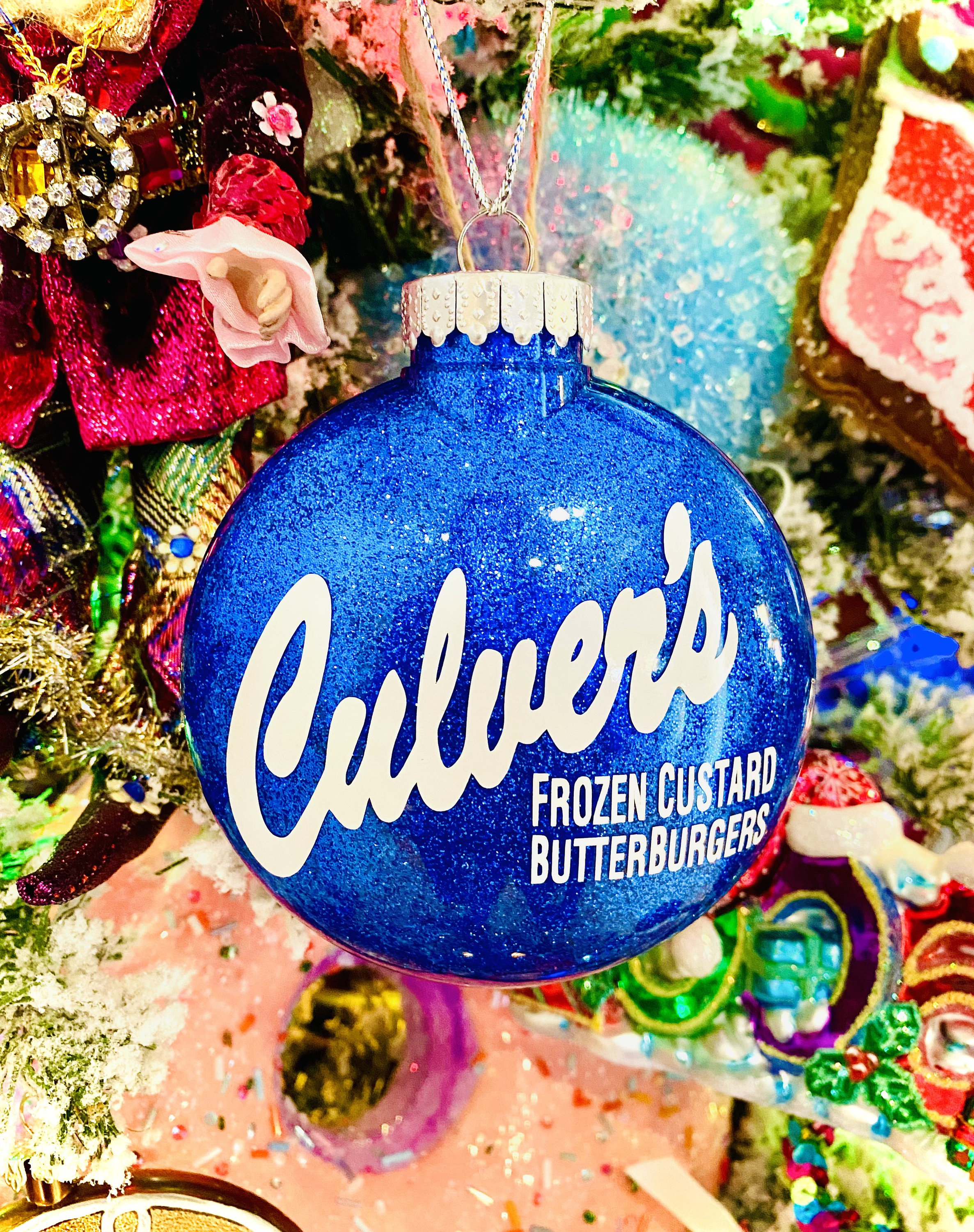 Culvers Inspired Christmas Ornament Culvers Inspired Novelty Etsy