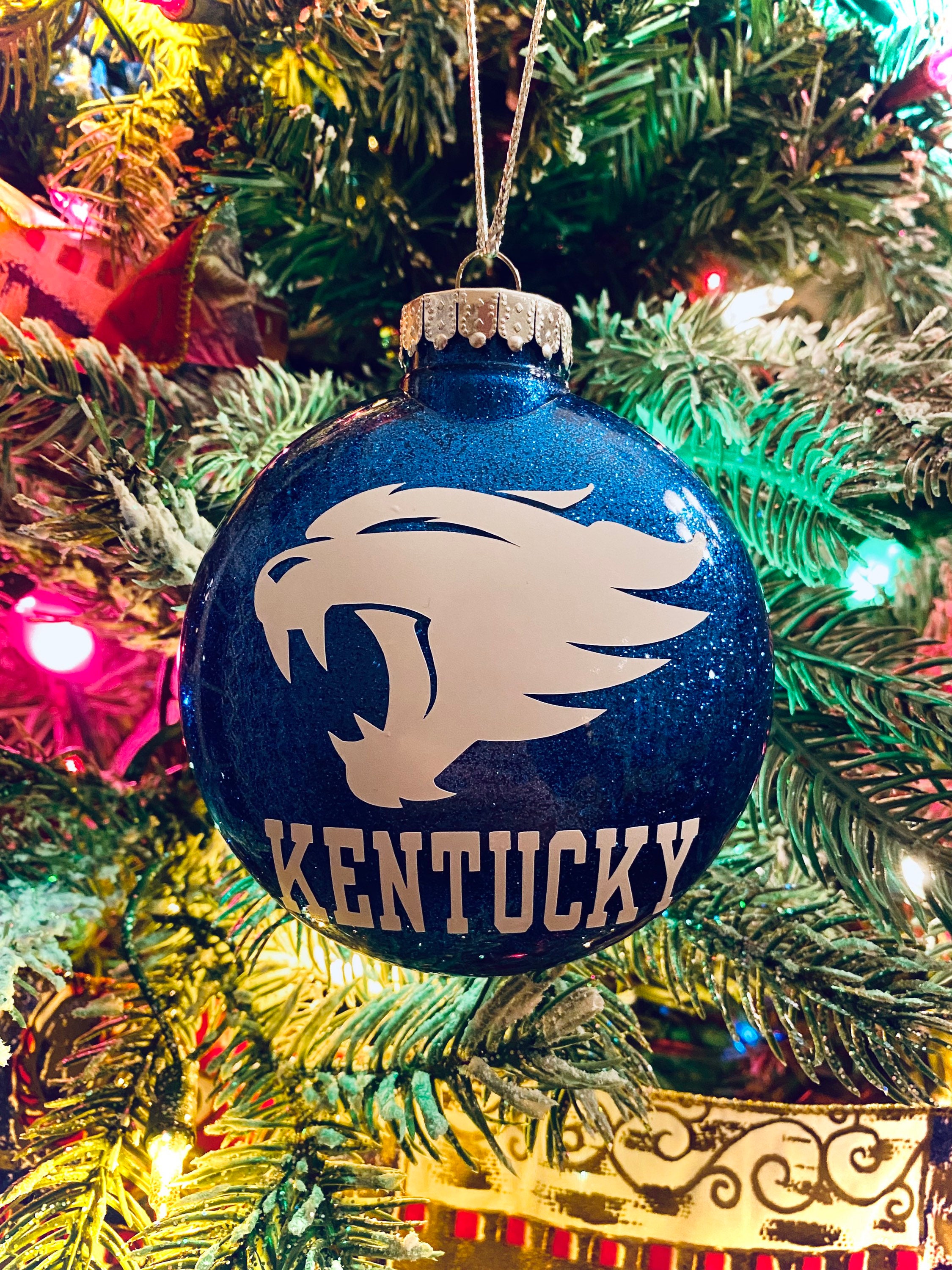 Kentucky Wildcats Christmas Ornament Wildcats Christmas - Etsy