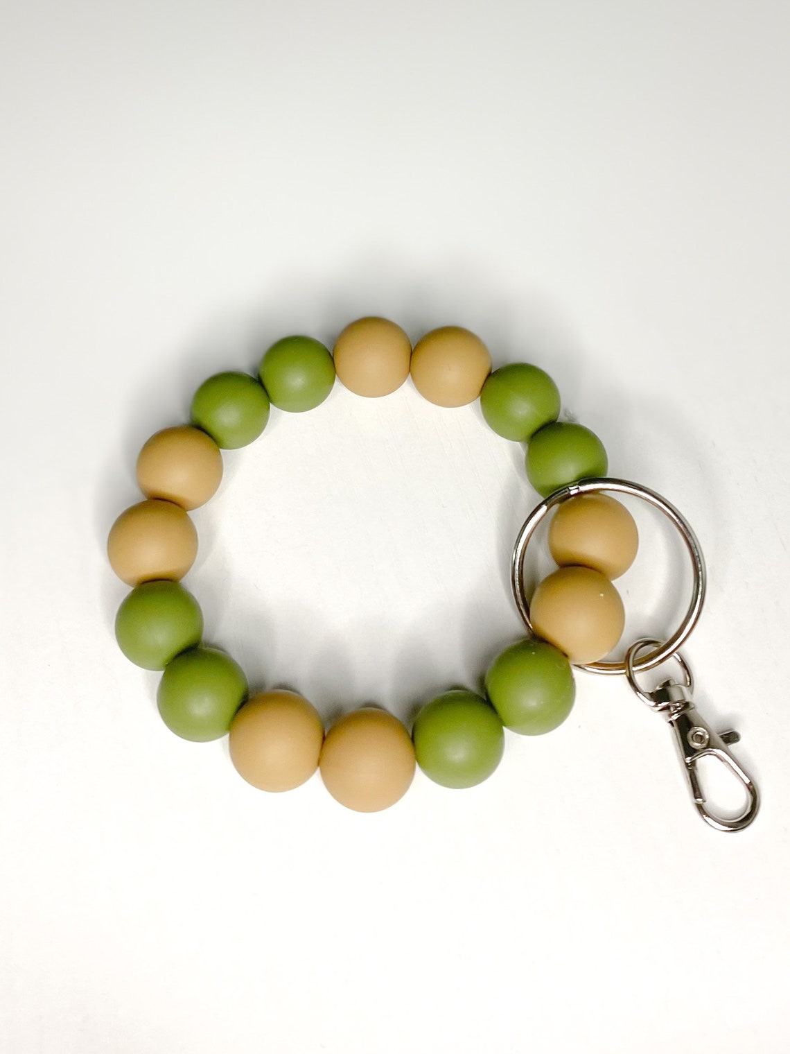 Bracelet Keychain Silicone Bead Bracelet with Keychain Clip Etsy.de