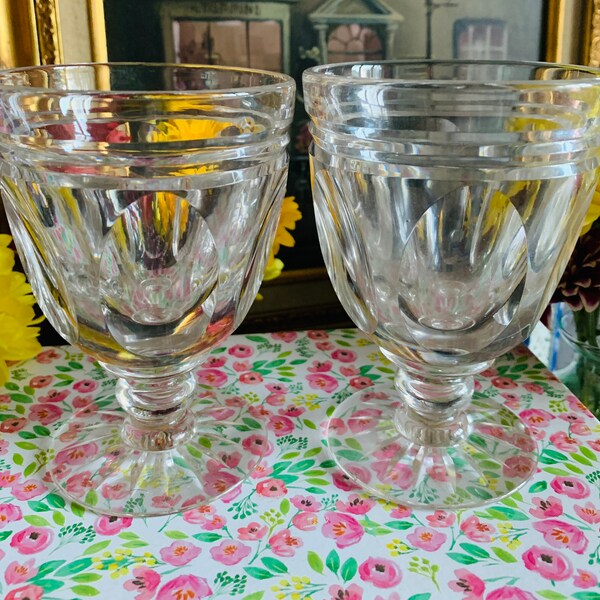 Antique Rummer Glasses Etsy