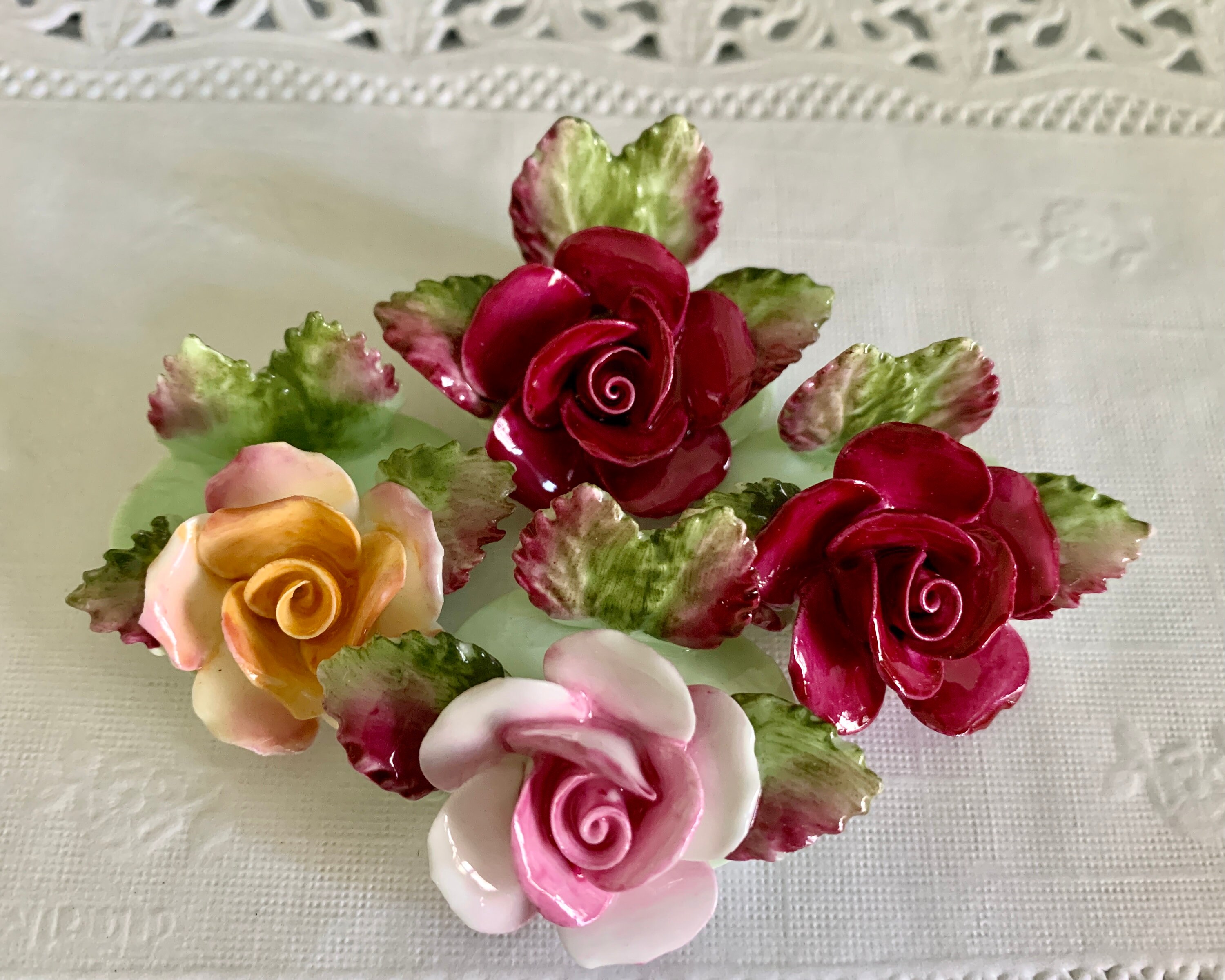 Vintage Royal Albert Old Country Roses Bone China Place Card Etsy