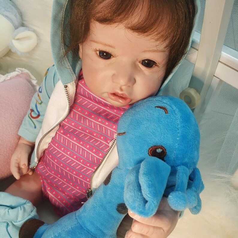Cute Saskia Reborn Baby Dolls Full silicone Body Reborn Gift Etsy