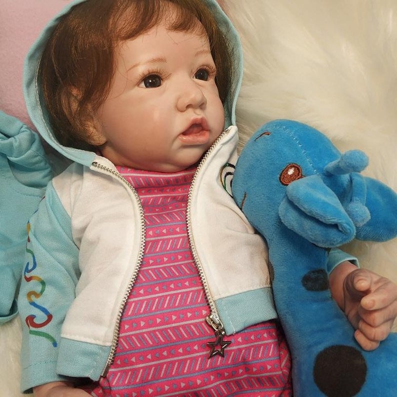 Cute Saskia Reborn Baby Dolls Full silicone Body Reborn Gift Etsy