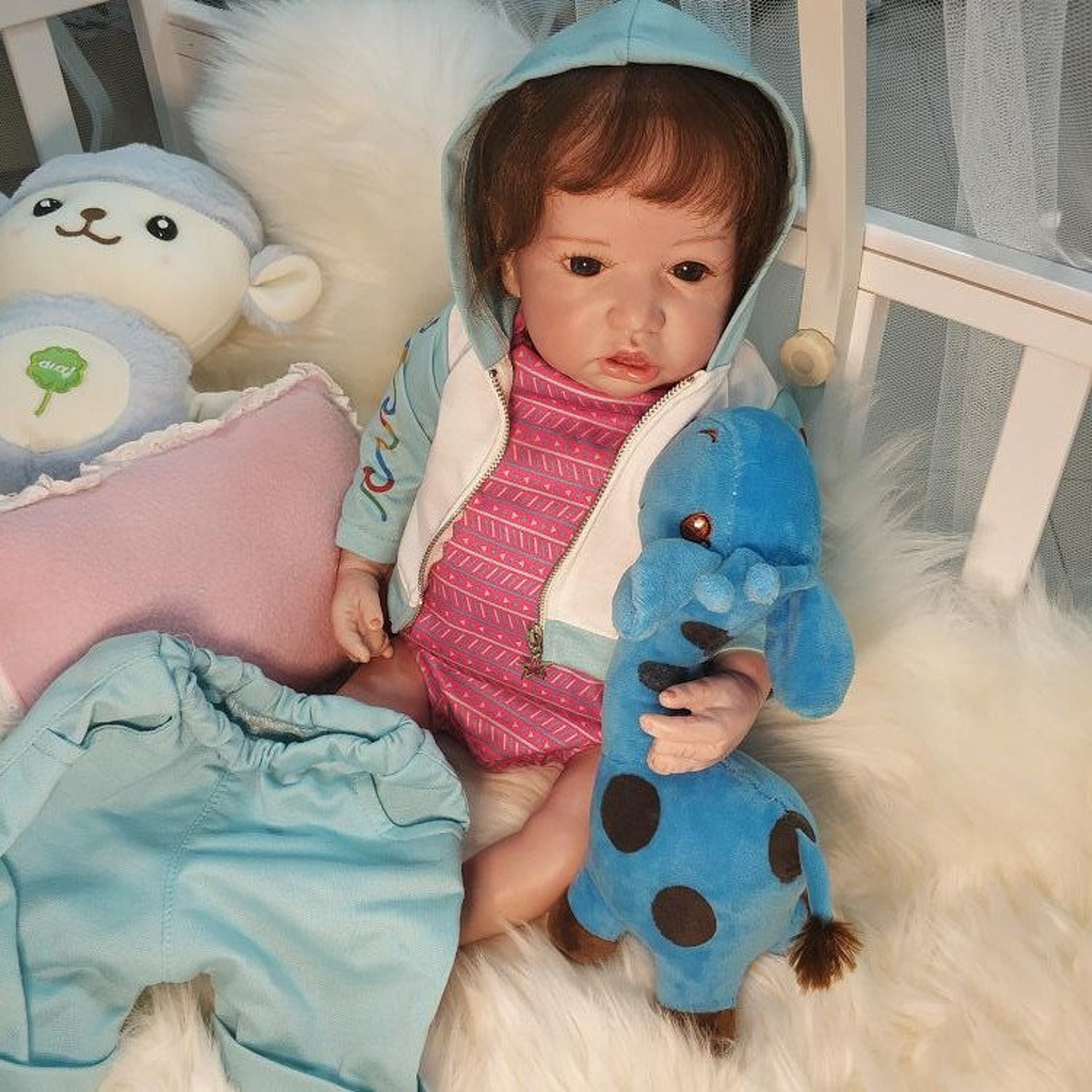 Cute Saskia Reborn Baby Dolls Full silicone Body Reborn Gift Etsy
