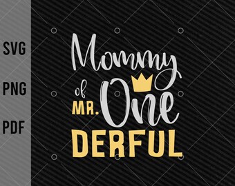 Download Mr Onederful Svg Etsy