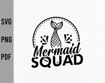 Free Free 66 Mermaid Squad Svg SVG PNG EPS DXF File