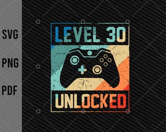 Level 30 Svg Etsy Level 30 Svg Etsy